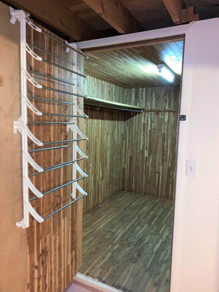 3214 Melody Lane basement closet