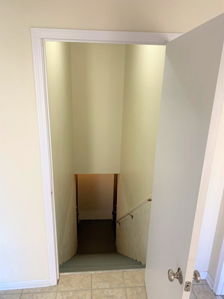3214 Melody Lane basement stairs