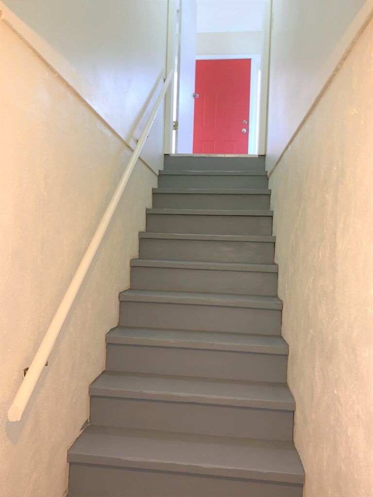 3214 Melody Lane basement stairs